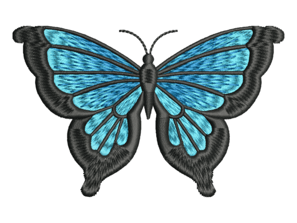 Black Blue Butterfly Embroidery: A Designer's Review