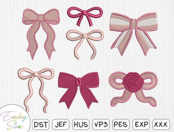 Bow Embroidery Design Bundle Review