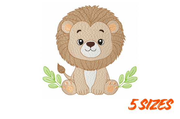 Cute Baby Lion Embroidery Design Set Review