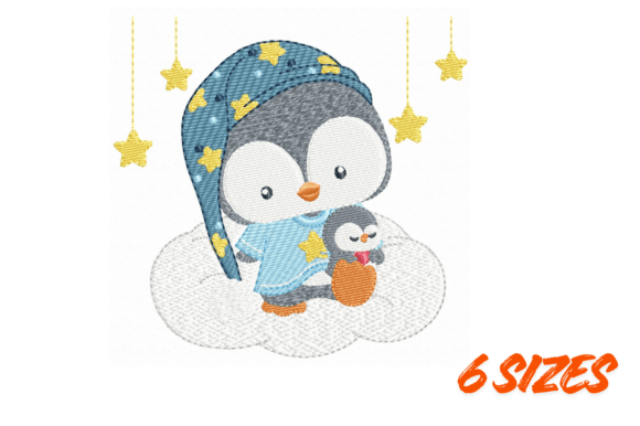 Cute Sleepy Penguin Embroidery Design Review