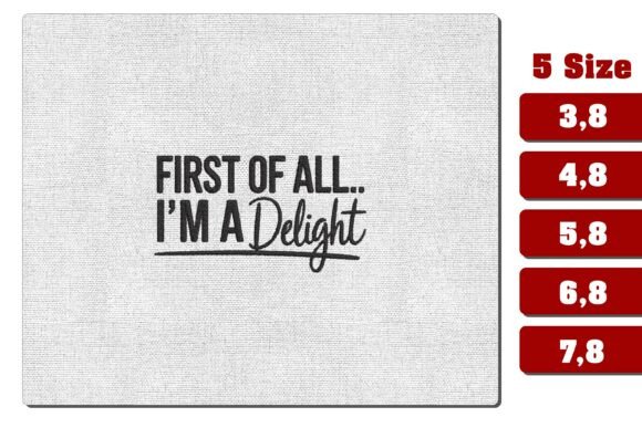 First of All I m a Delight Embroidery Review