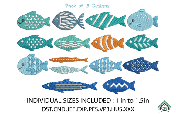 Fish Set Embroidery Design Bundle Review