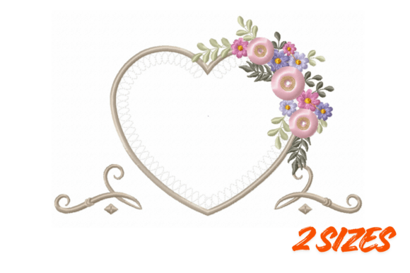 Floral Heart Frame Embroidery Set Review