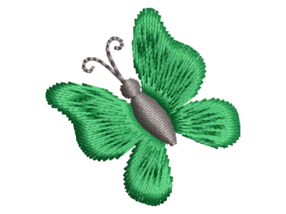 Green Butterfly Embroidery Design Review