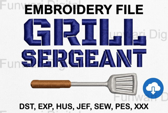 Grill Sergeant Father s Day Embroidery Review