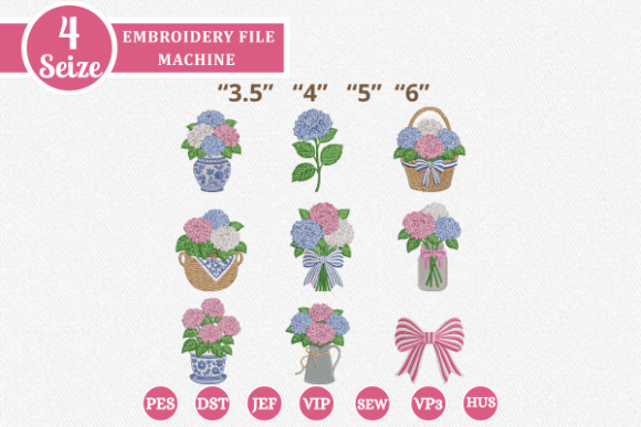 Hydrangea Embroidery Design: A Seasonal Review