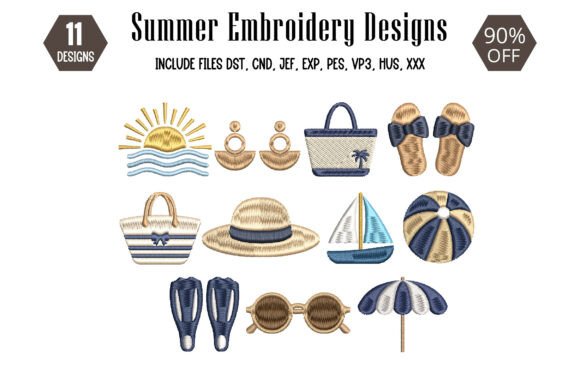 Nautical Summer Mini Embroidery Set Review