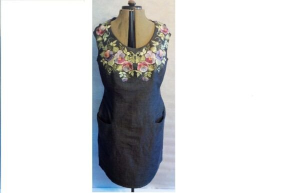 Pansies Embroidery Design for Seasonal Collections