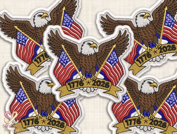 Patriotic Eagle Embroidery Patch Design Review