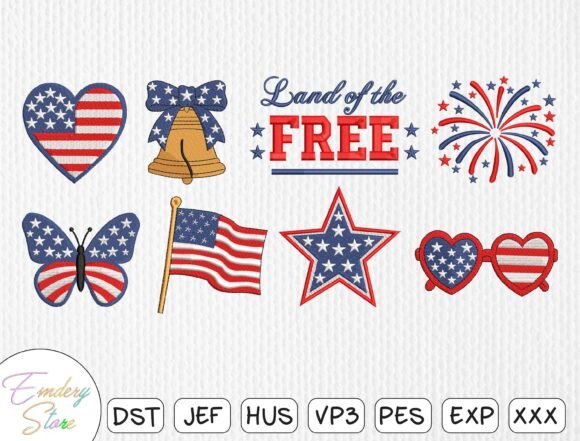 Patriotic Embroidery Design Set Review