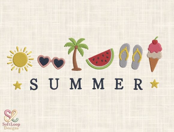 Vibrant Summer Vacation Embroidery File Review